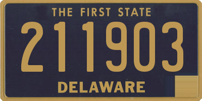 DE license plate 211903