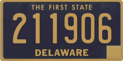 DE license plate 211906