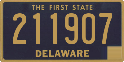 DE license plate 211907