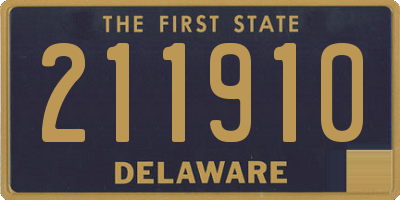 DE license plate 211910