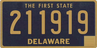 DE license plate 211919