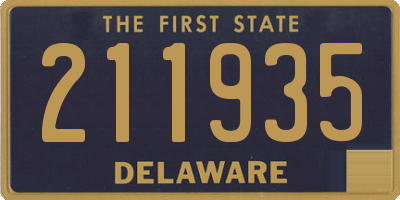 DE license plate 211935