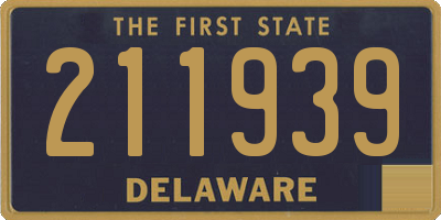 DE license plate 211939