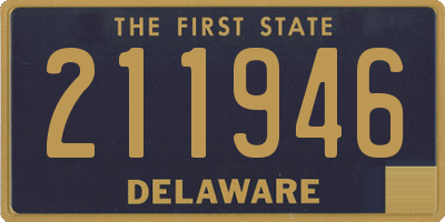 DE license plate 211946