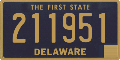DE license plate 211951