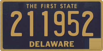 DE license plate 211952