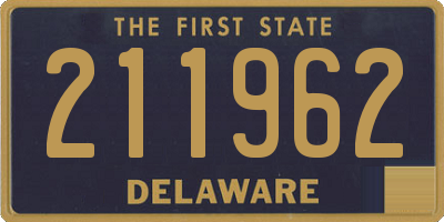 DE license plate 211962