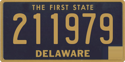 DE license plate 211979