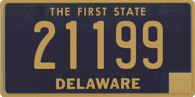 DE license plate 21199