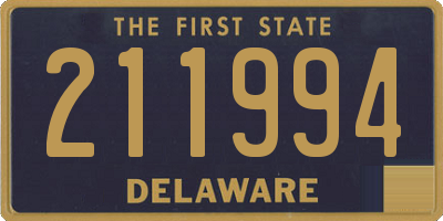 DE license plate 211994