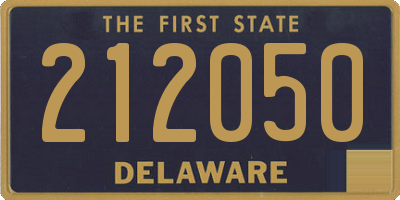 DE license plate 212050