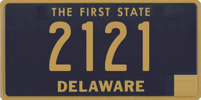DE license plate 2121
