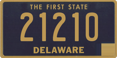 DE license plate 21210