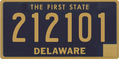 DE license plate 212101