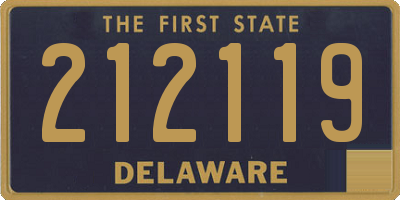 DE license plate 212119