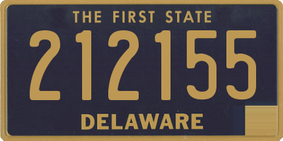 DE license plate 212155