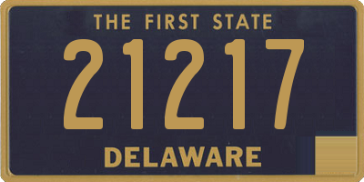 DE license plate 21217