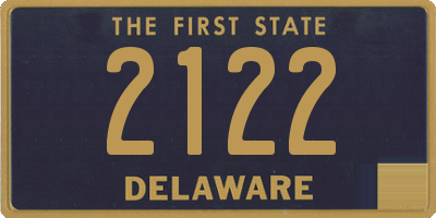 DE license plate 2122