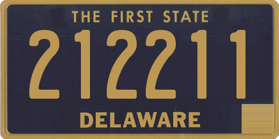 DE license plate 212211