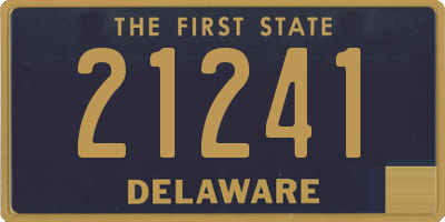 DE license plate 21241