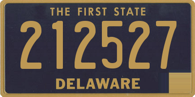 DE license plate 212527