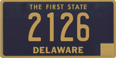 DE license plate 2126