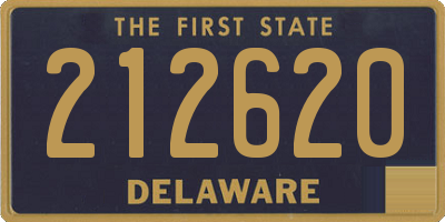 DE license plate 212620