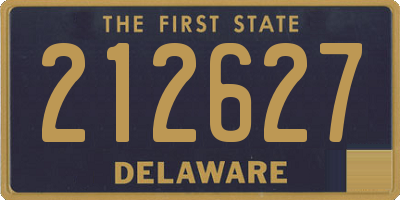 DE license plate 212627