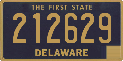 DE license plate 212629