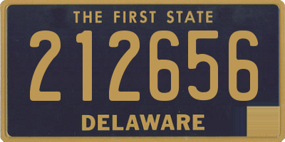 DE license plate 212656