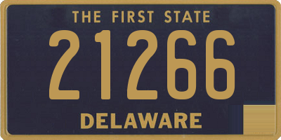 DE license plate 21266