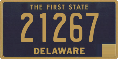 DE license plate 21267