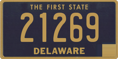 DE license plate 21269