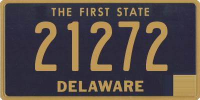 DE license plate 21272