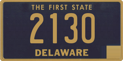 DE license plate 2130
