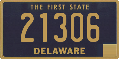 DE license plate 21306