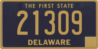 DE license plate 21309