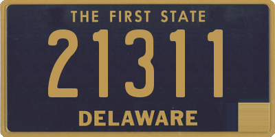 DE license plate 21311