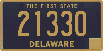 DE license plate 21330