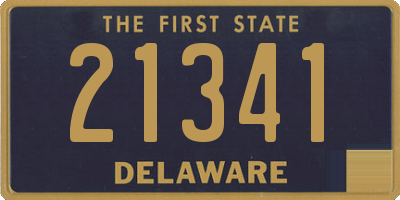 DE license plate 21341