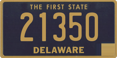 DE license plate 21350