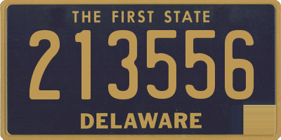 DE license plate 213556