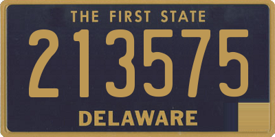 DE license plate 213575