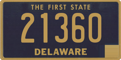 DE license plate 21360