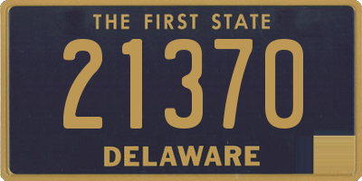 DE license plate 21370