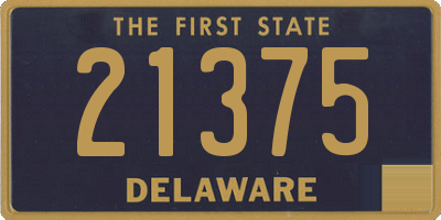 DE license plate 21375