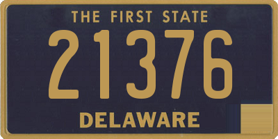 DE license plate 21376