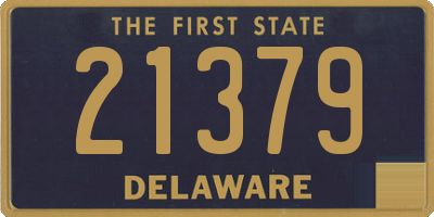 DE license plate 21379