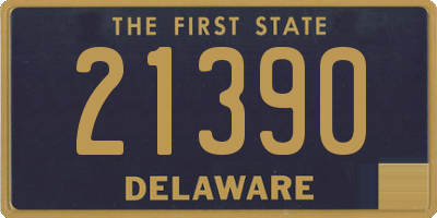 DE license plate 21390