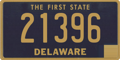 DE license plate 21396